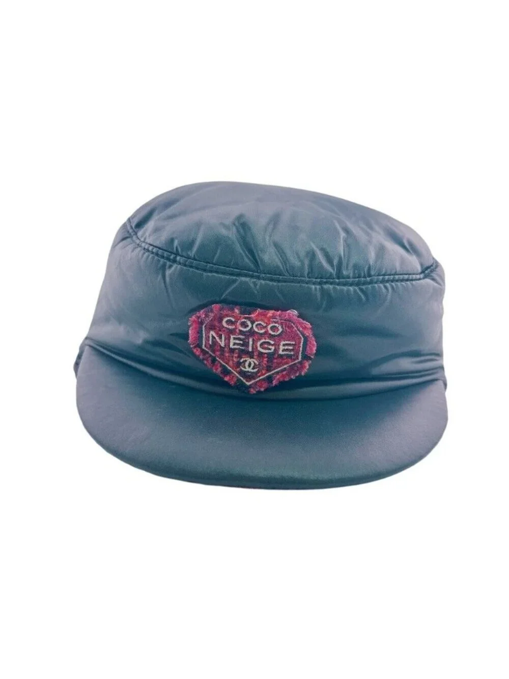 Chanel CC Logo Nylon Hats Navy